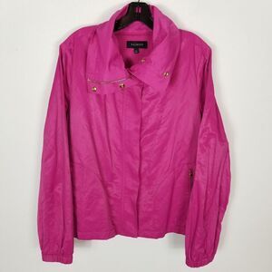 Talbots Pink Bomber Jacket